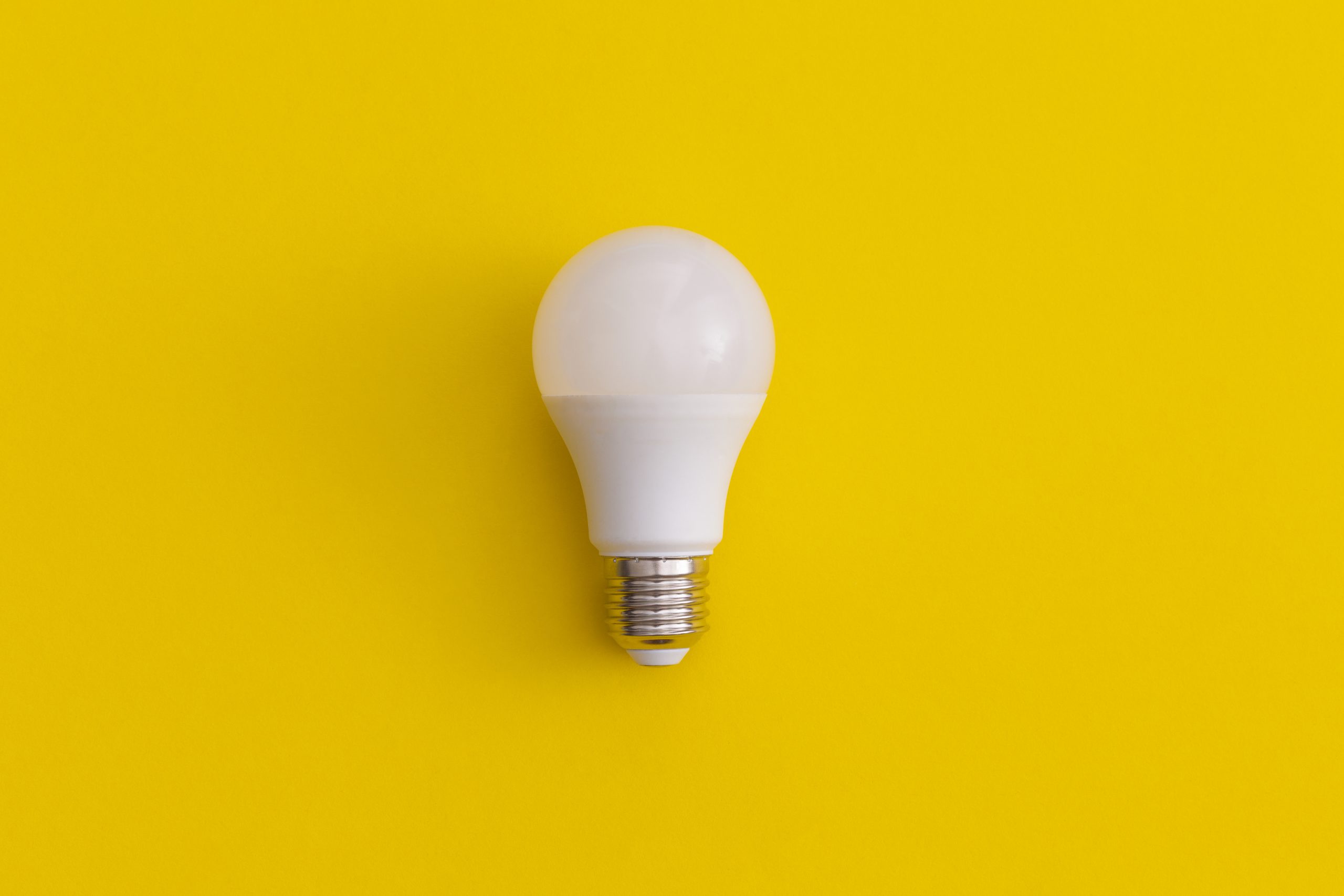 Light bulb ideas concept